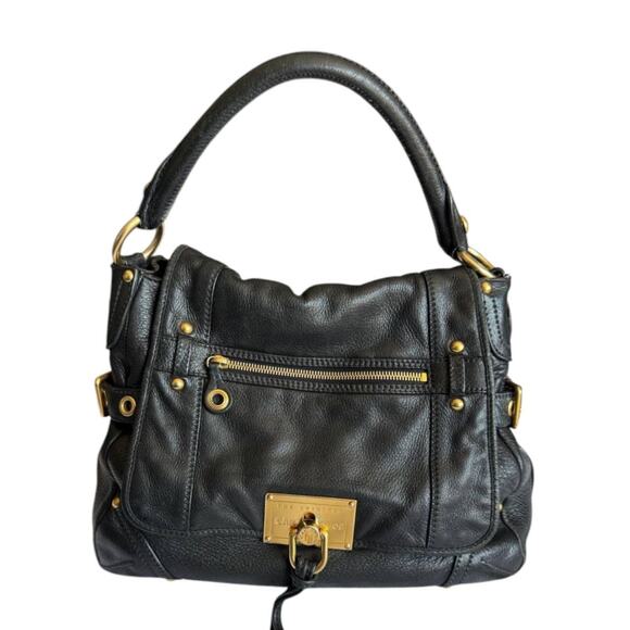 The Original Car Shoe Black Leather Tote Bag - Picture 1 of 12